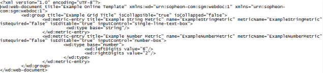 Online Form With Metrics Example